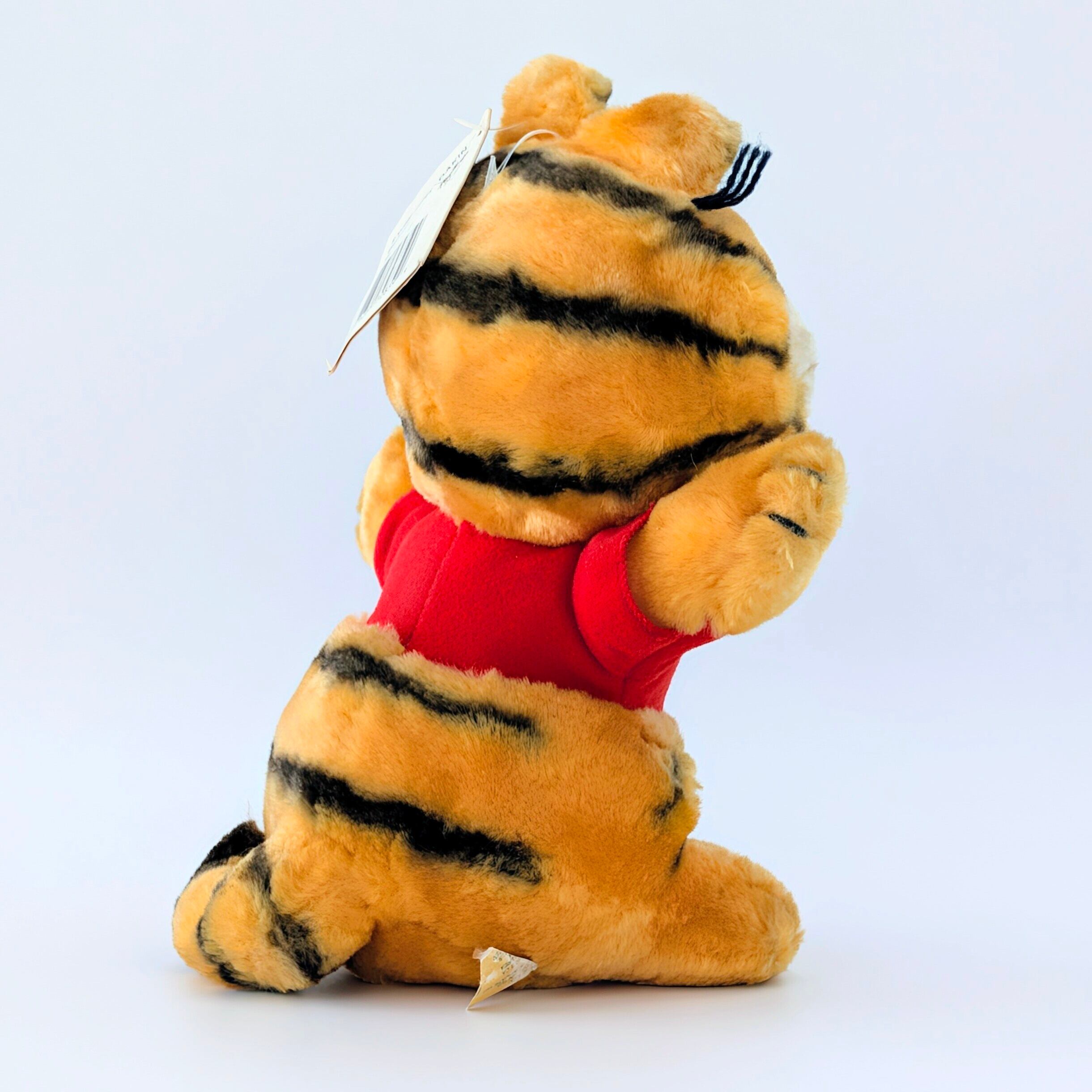 ☆ VINTAGE 1988 ☆【 Garfield ( ガーフィールド ) 】『 Garfield HAPPY HOLIDAYS Parties are my life!（パーティーは俺の人生！）』ガーフィールド10周年記念限定 / ぬいぐるみ / プラッシュ / plush / 1980年代年製 〚アメリカン雑貨 アメトイ〛