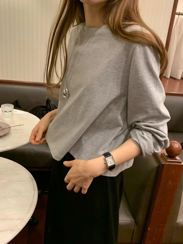 (OUNCE) cropped long tee