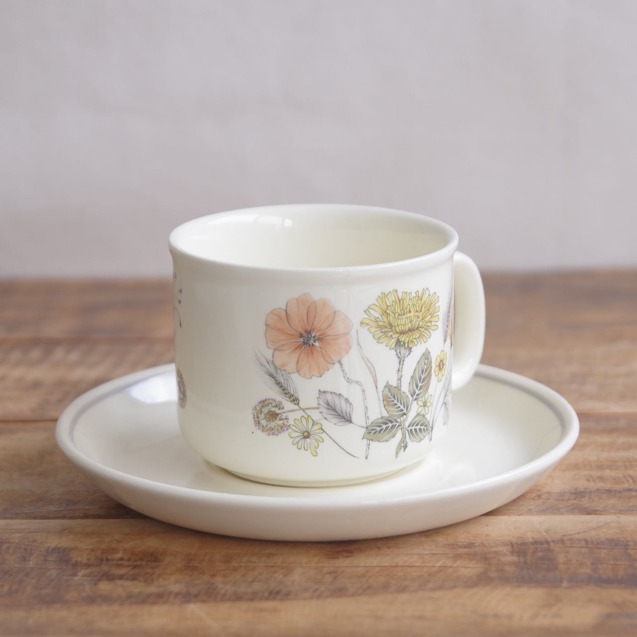 J&G Meakin ミーキン Hedgerow ヘッジロー レトロ ボタニカル柄 花柄
