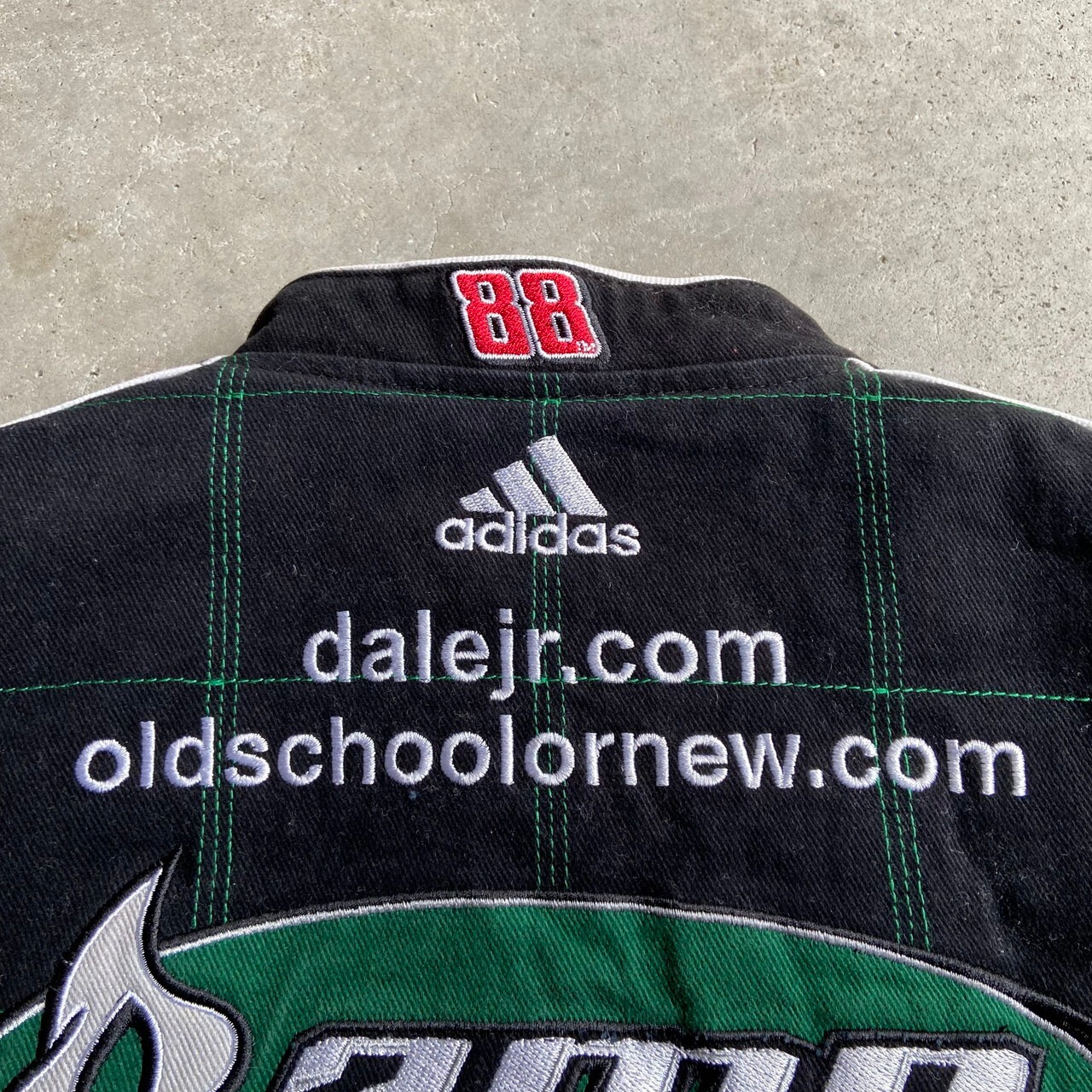 kids】JH ジェフハミルトン NASCAR adidas 企業ロゴ ワッペン 刺繍 