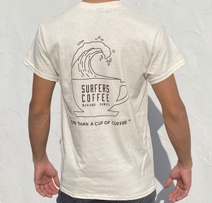 2023年春夏　新商品　SURFERS COFFEE  CUPTシャツ/ナチュラル
