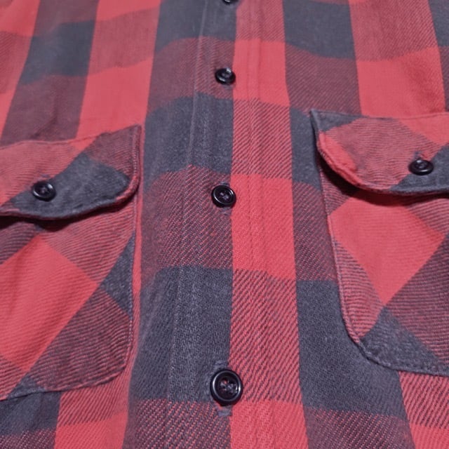 1980s FIVE BROTHER Heavy Flannel Shirt / ブロック チェック