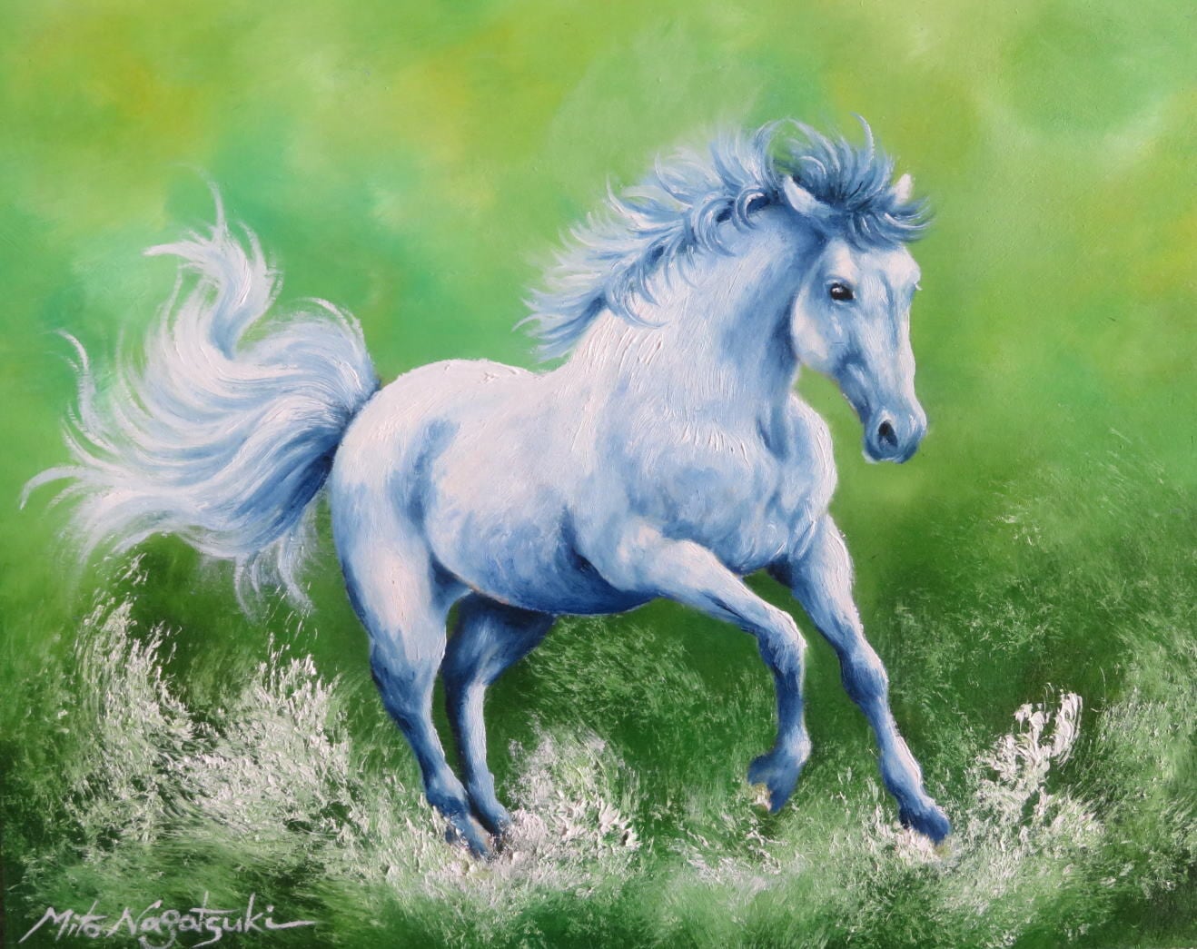 パステル画ヒーリングアート｜優しい光｜抽象画パステル絵画 | Pay ID