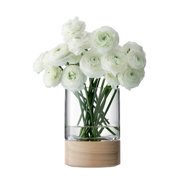 LOTTA VASE / LANTAN & ASH BASE CLEAR H18cm［LSA］