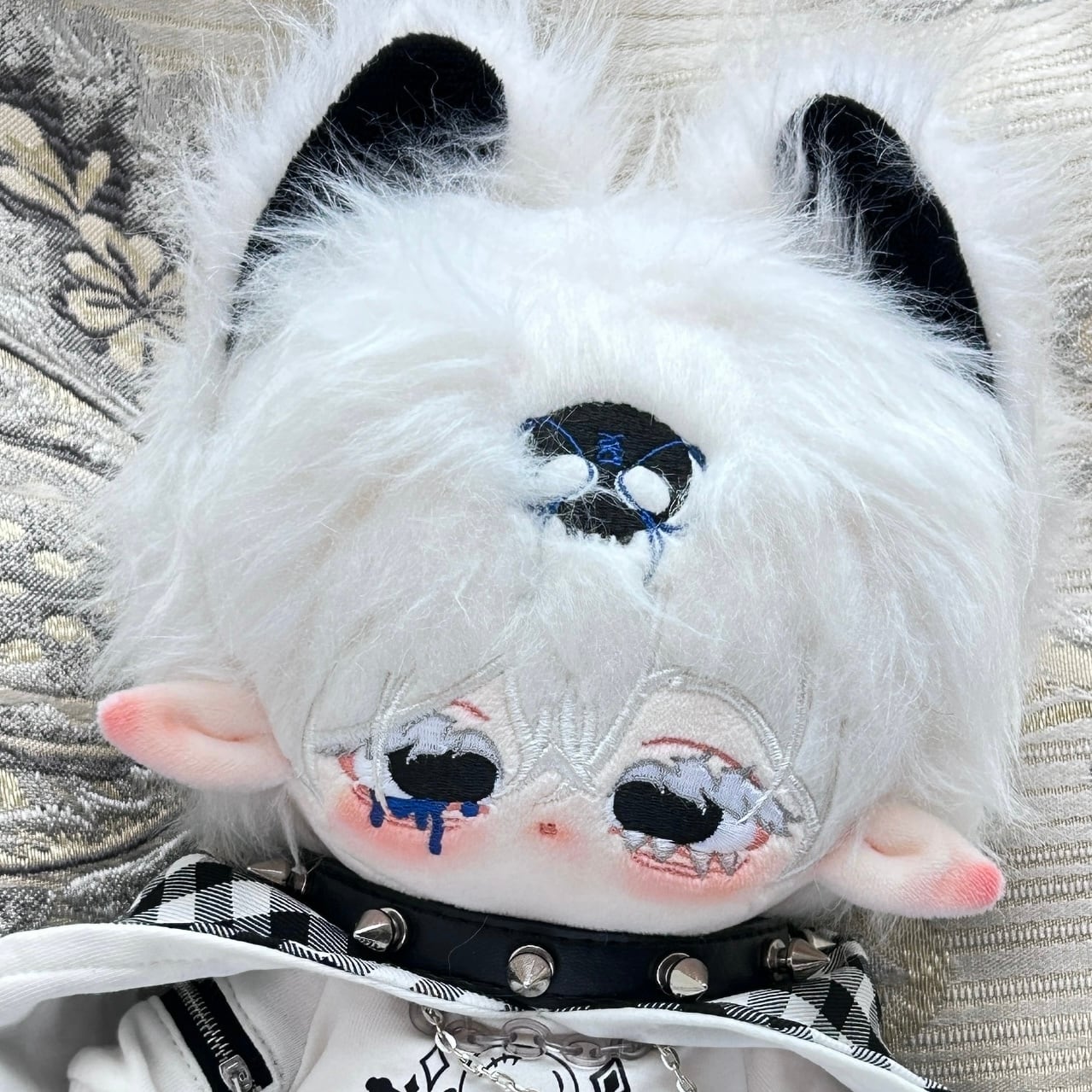✿30cm✿青煙磁 骨あり 無属性ぬいぐるみ 長足体獣体furryヴァンパイヤ