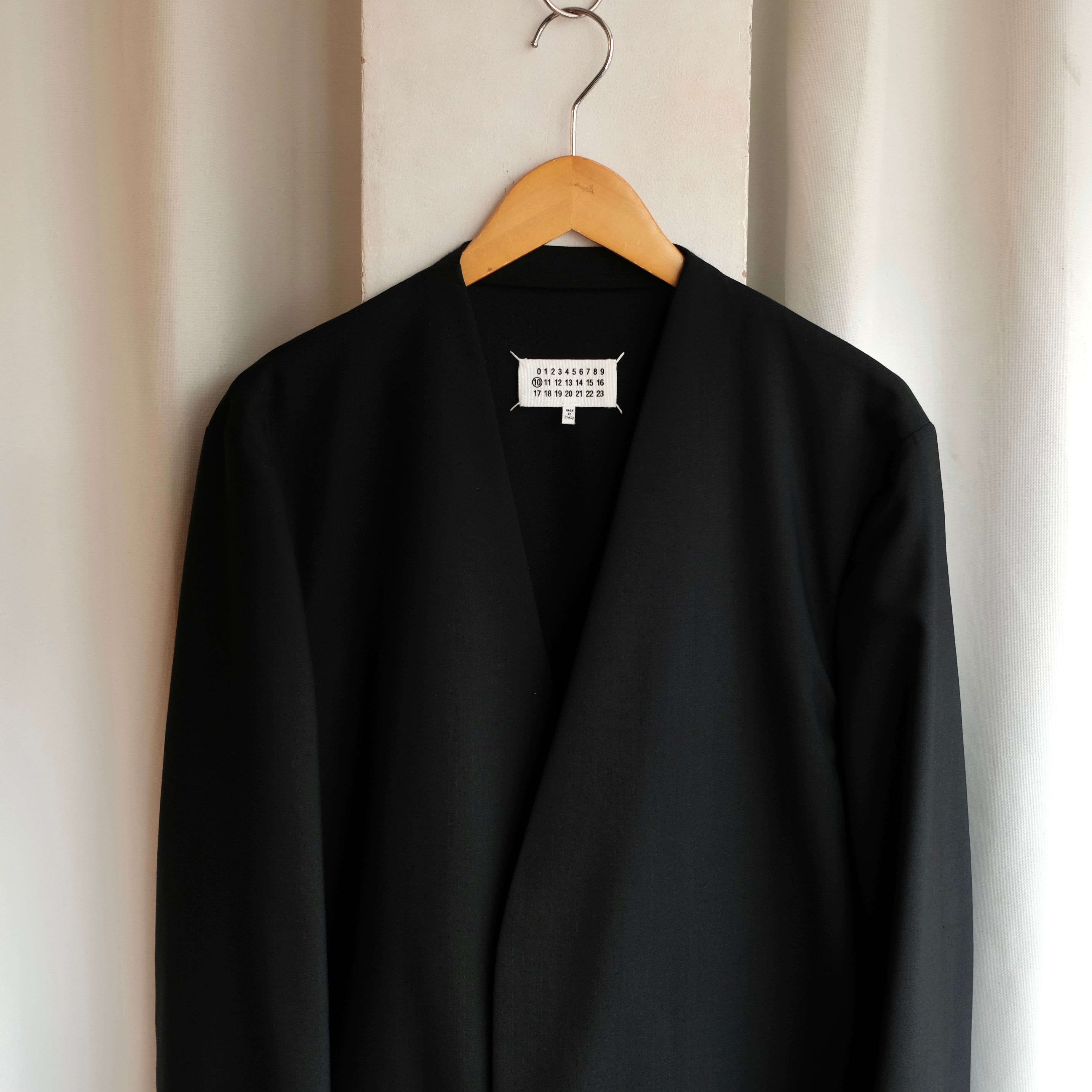 Maison Margiela 18AW NO COLLAR JACKET | safarionline