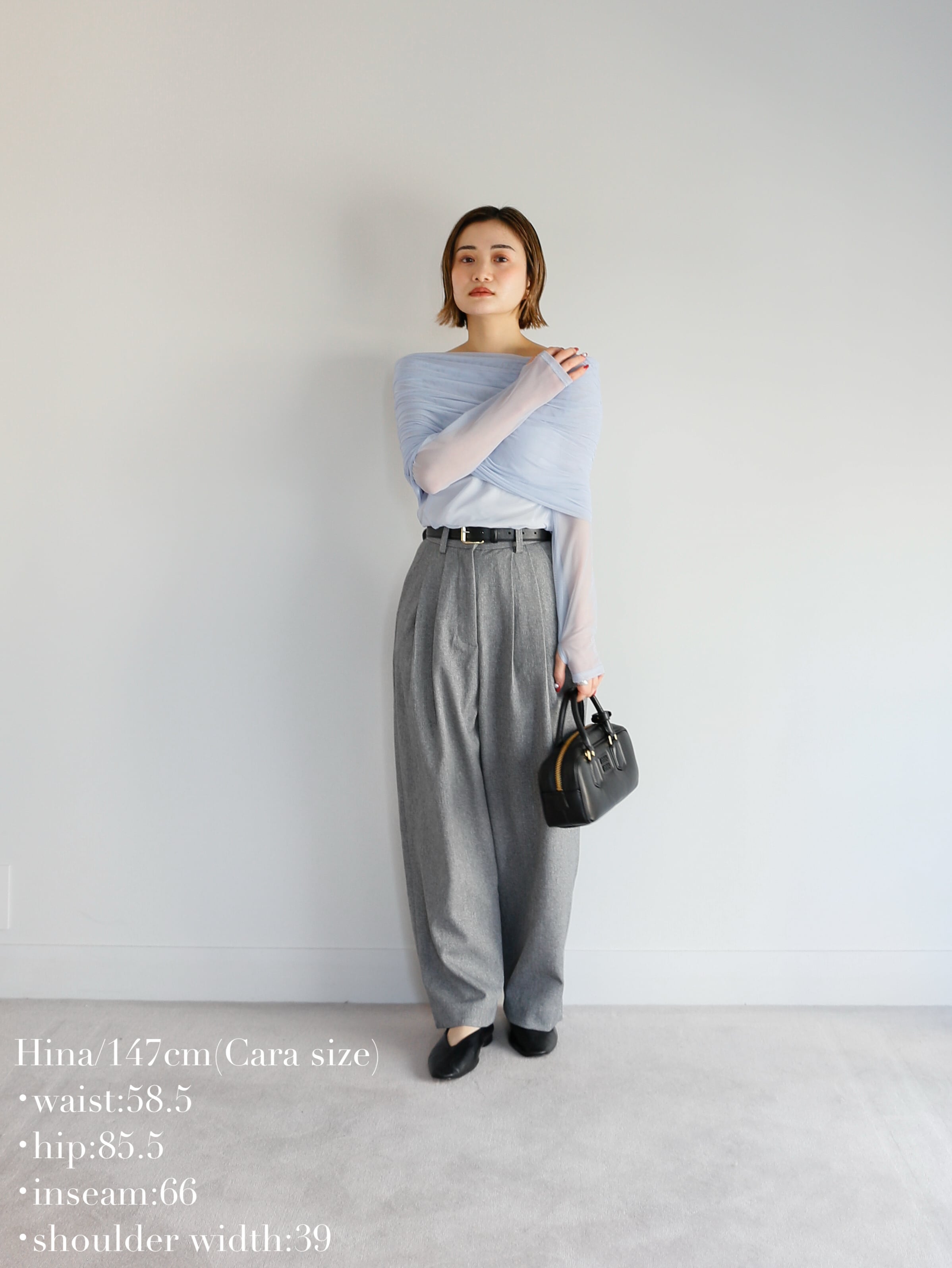 off shoulder sheer mesh tops | Katrin TOKYO