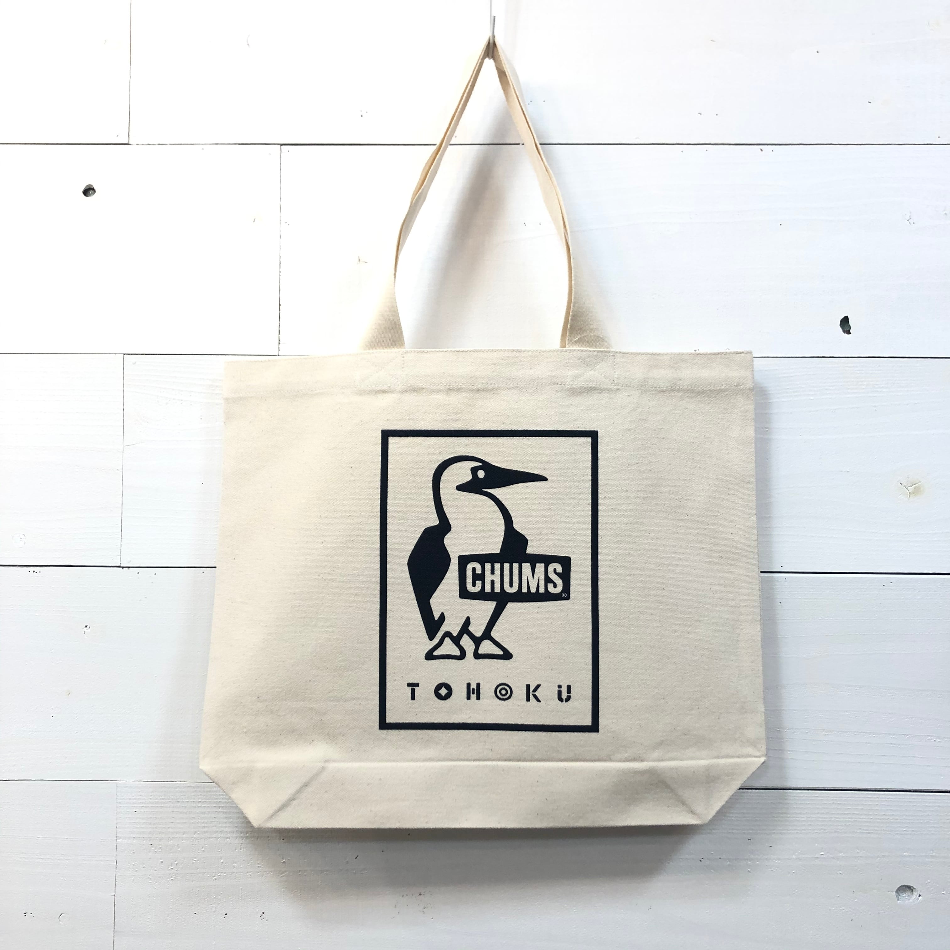 CHUMS (チャムス) 東北別注 CHUMS With Tohoku キャンバストート ネイビー CH60-3319