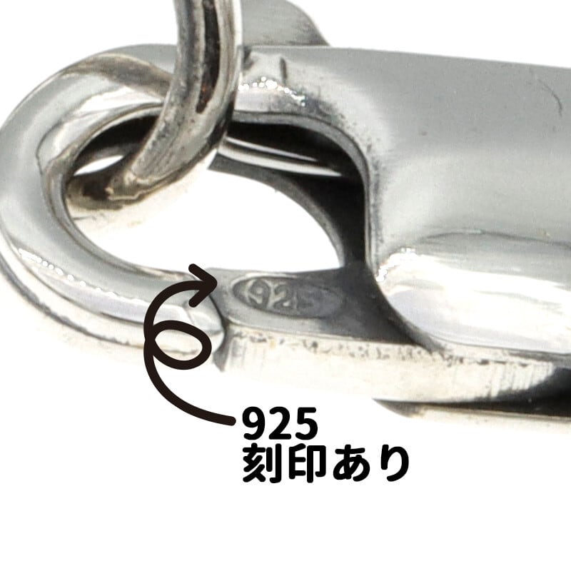 SILVER925 菱形 立体的 ダイヤ形 ブレスレット シルバー メンズ