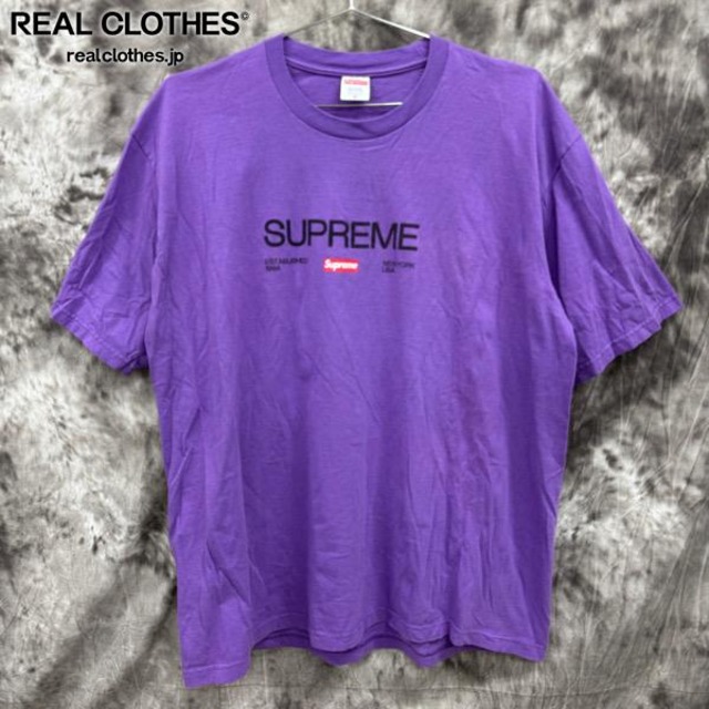 Supreme/シュプリーム【21AW】 Est.1994 Tee/プリント ロゴ 半袖T 