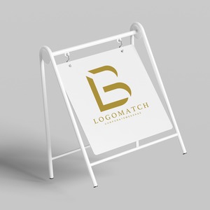 モダンなBのロゴ