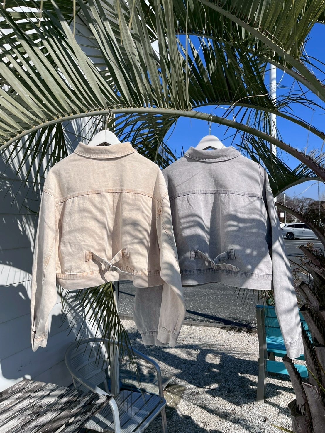 人気【LIFE is】カラーデニムジャケット ¥7,200+tax