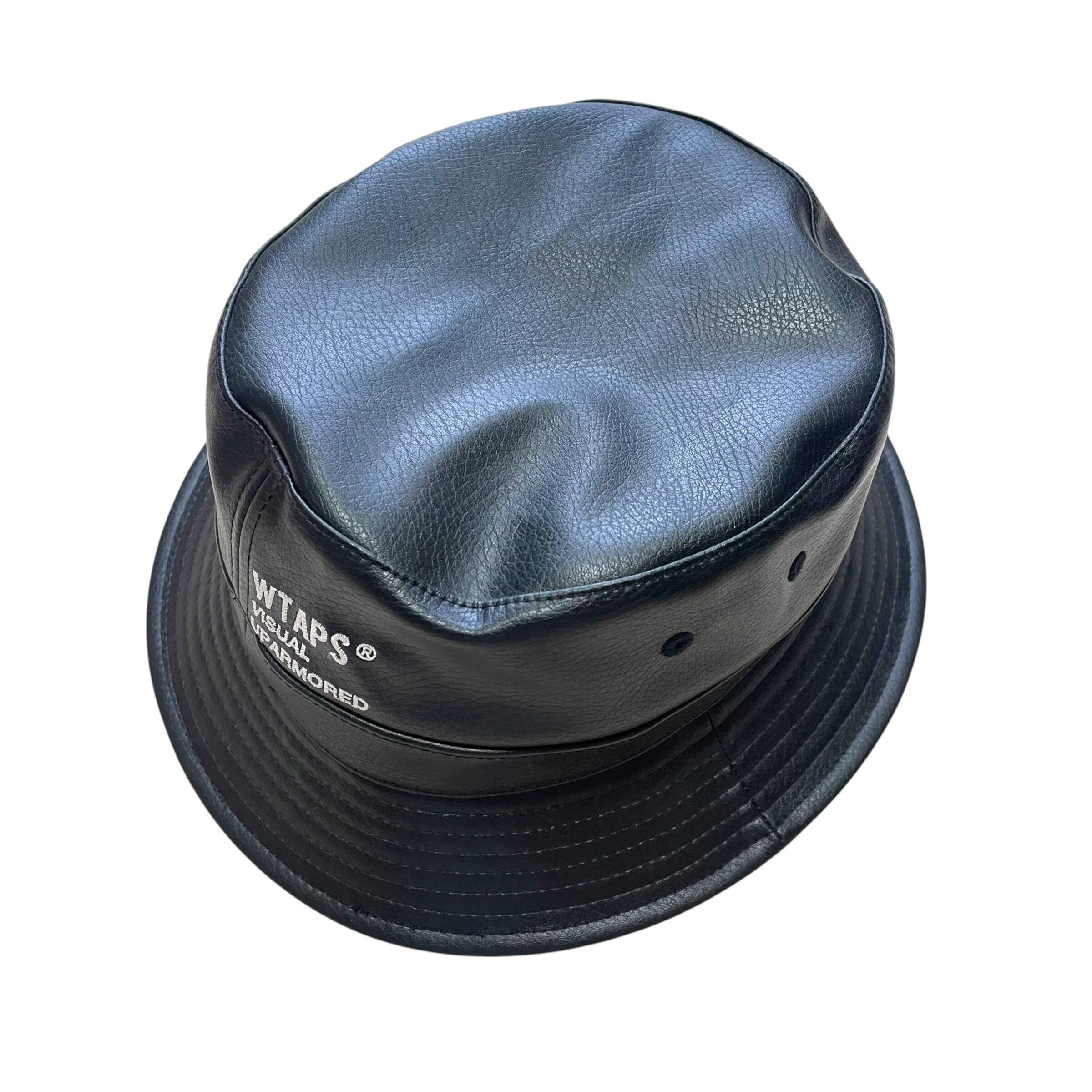 【ランクA】WTAPS FAKE LEATHER BACKET HAT