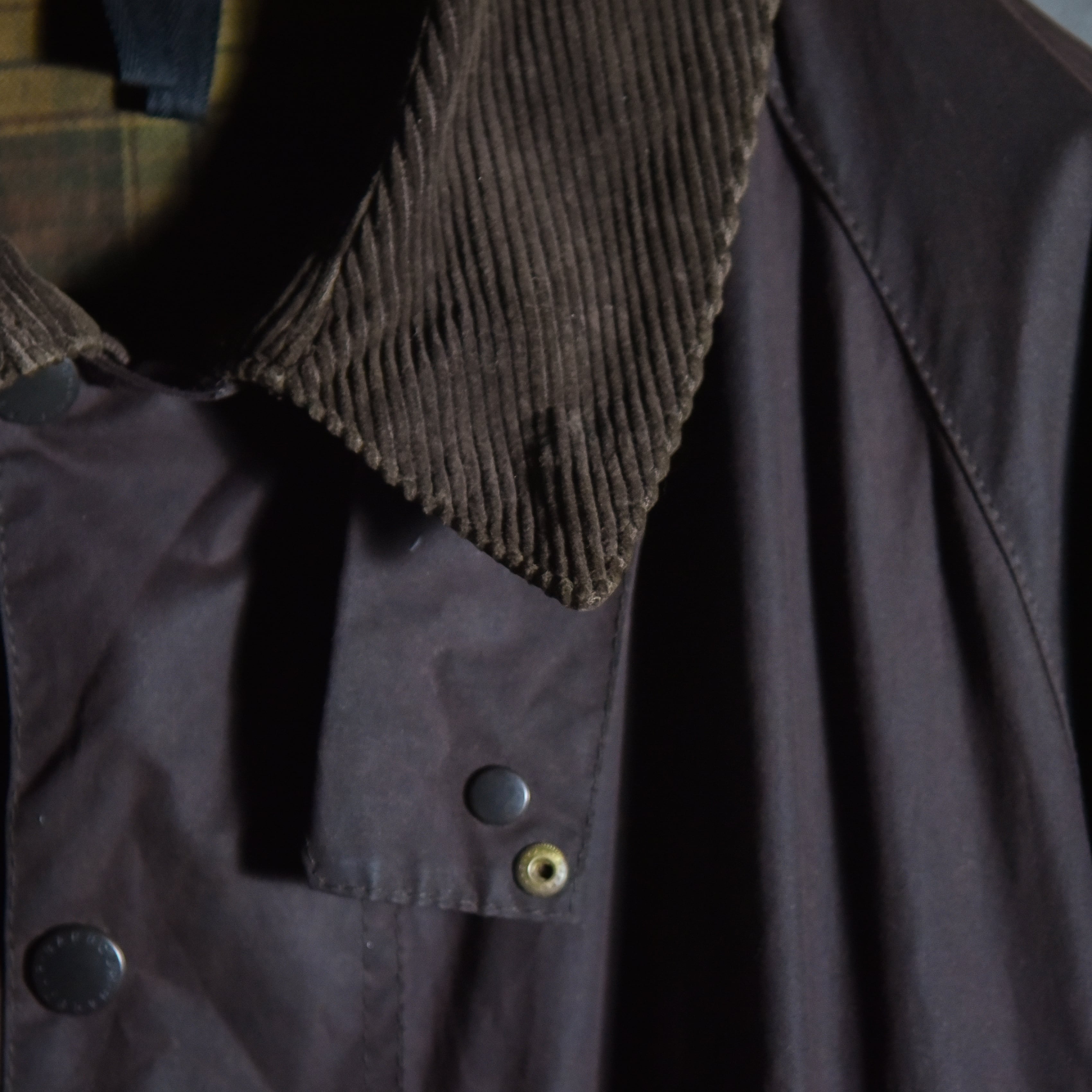 90s Barbour BEAUFORT Size48 バブアー ビューフォート 3ワラント