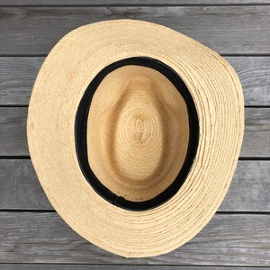 VINTAGE colorful tape straw hat