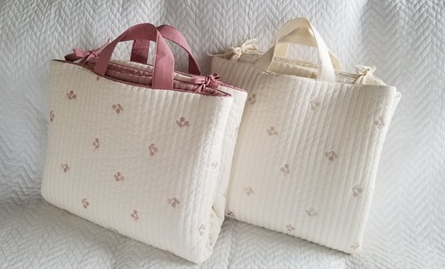 ★即納★お昼寝布団《両面キルティング・チェリー》敷きパッド