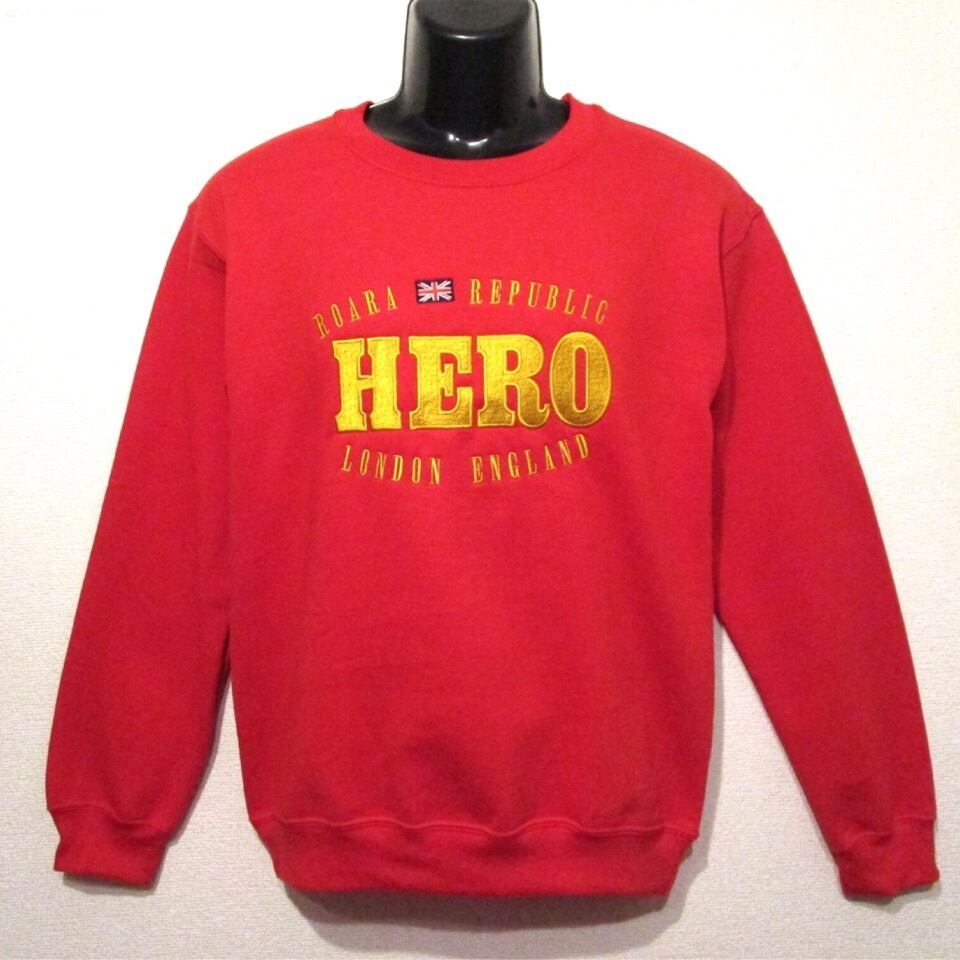 ★40%off★ROARA REPUBLIC★HERO CREWNECK ☆40%off☆ROARA REPUBLIC LONDON “HERO CREWNECK SWEAT” セール 海外