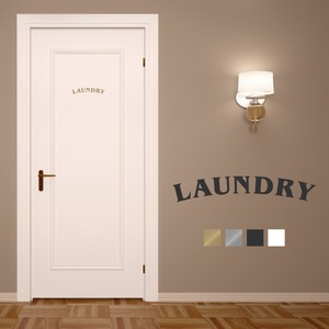 LAUNDRY DOOR STICKER（レトロアーチ シリーズ）