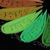 MMS EMBLEM KEYHOLDER - ネオンイエロー