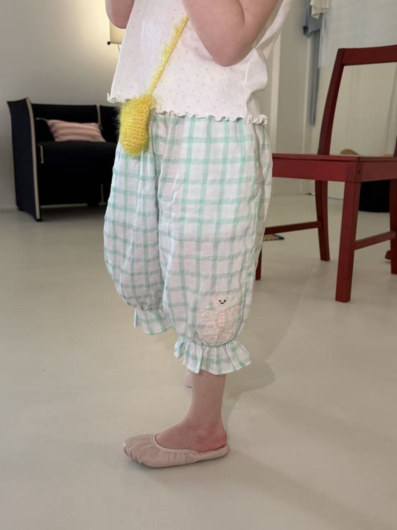 [aiai] Point Check Jogger Pants / [아이아이] 포인트체크조거팬츠