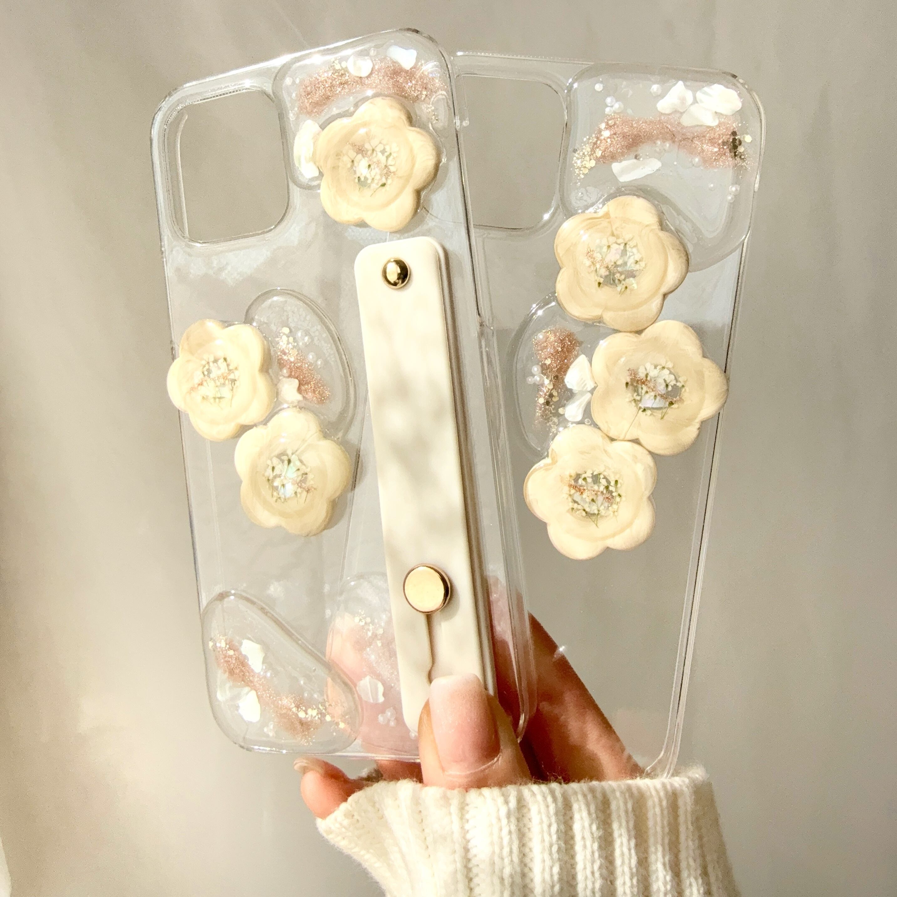 【 Fresh milk 】全機種お作り可能 / iPhoneケース iPhone11 iPhone13pro iPhone12pro iPhone15 ショルダーケース 全機種対応