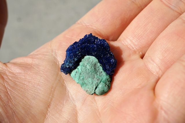 モロッコ産アズライト/マラカイト Azurite/Malachite 2011