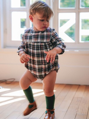 【LOIR paris】ROMPER SISI/CHRISTMAS TARTAN