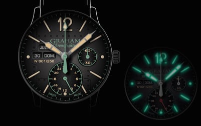 【GRAHAM グラハム】Chronofighter Vintage Aircraft Ltd クロノファイターヴィンテージ エアクラフト（カーキ）世界限定250本／国内正規品 腕時計