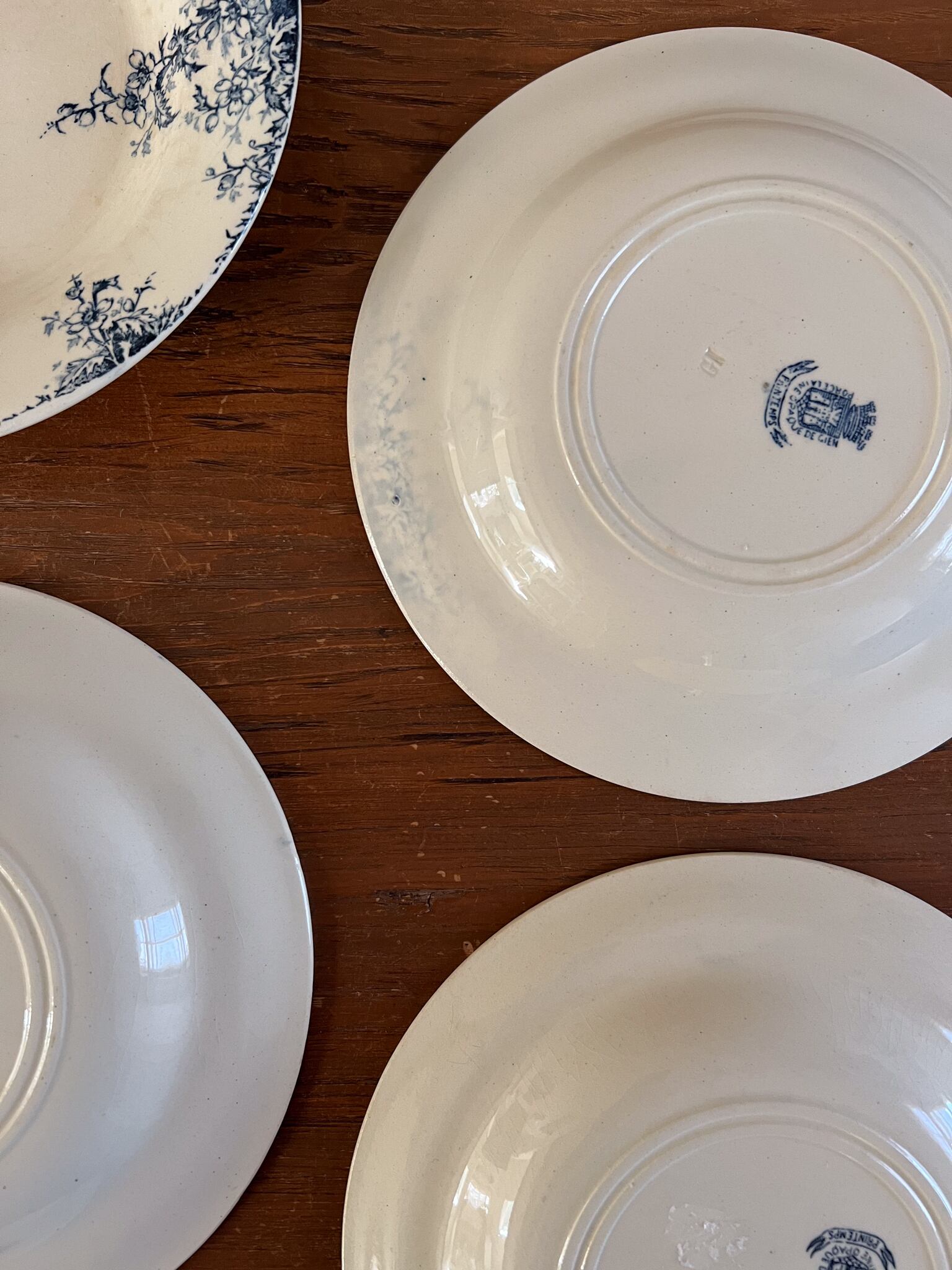 人気のジアン スープ皿 アンティークプレート フランスアンティークA〜C