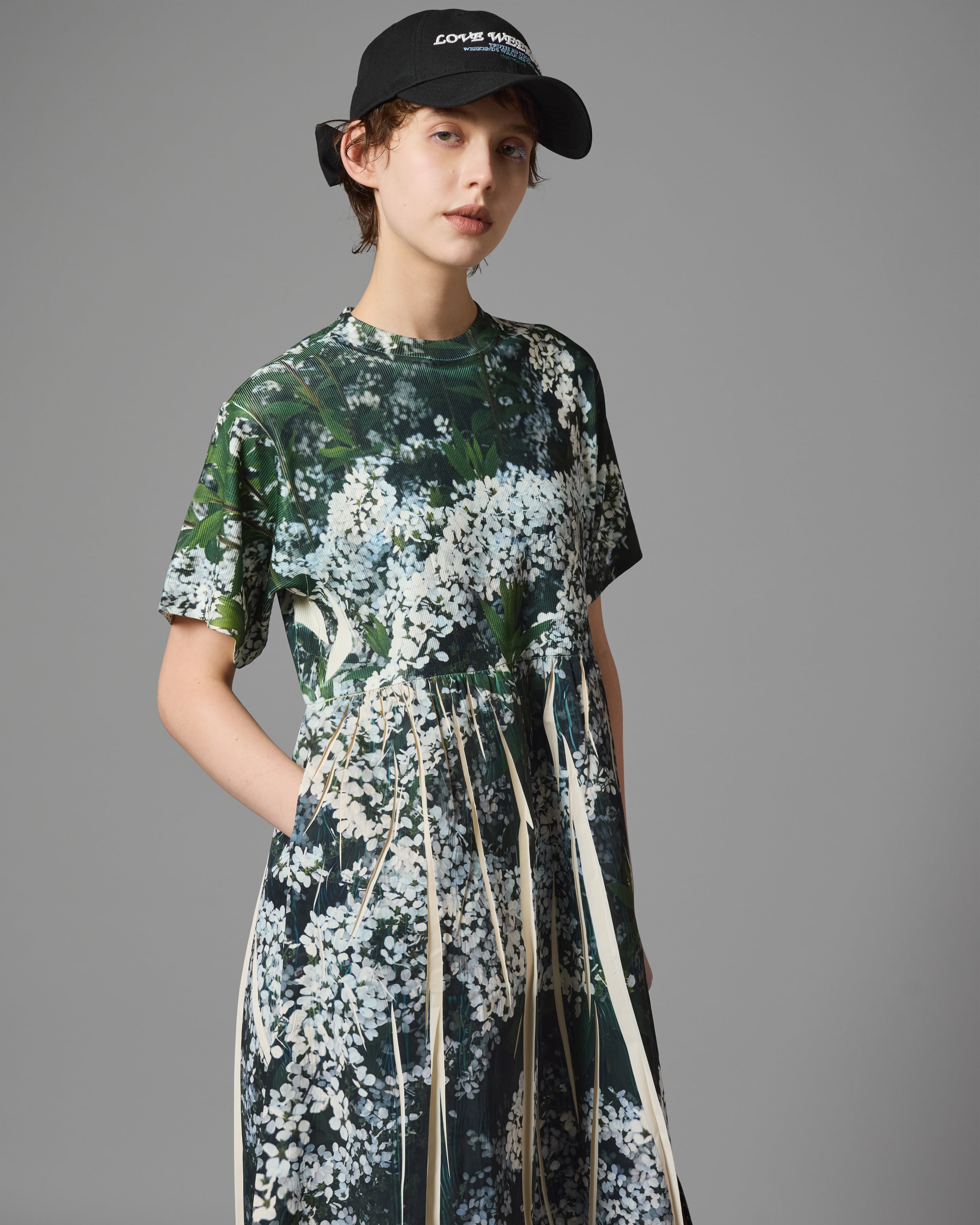 NON TOKYO ノントーキョー】 / DIRECT PRINT RIB ONE-PIECE ダイレクト