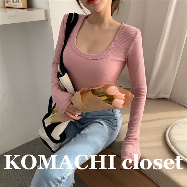 【送料無料】 シャツ トップス セクシー 谷間魅せ スクエアカラー 伸縮性 プルオーバー スリム 細身 韓国 レディース かわいい 可愛い キュート 大人可愛い 大人女子 シンプル きれいめ カジュアル 大人 気品 上品 おしゃれ お洒落 こなれ感 大人女子 セクシー クール エレガント フェミニン M L XL 2XL 3XL ピンク ホワイト ネイビー グレー ブラウン ブラック 秋 冬 オルチャン 10代 20代 30代 女子会 デート 普段使い コーデ トレンド スタイル