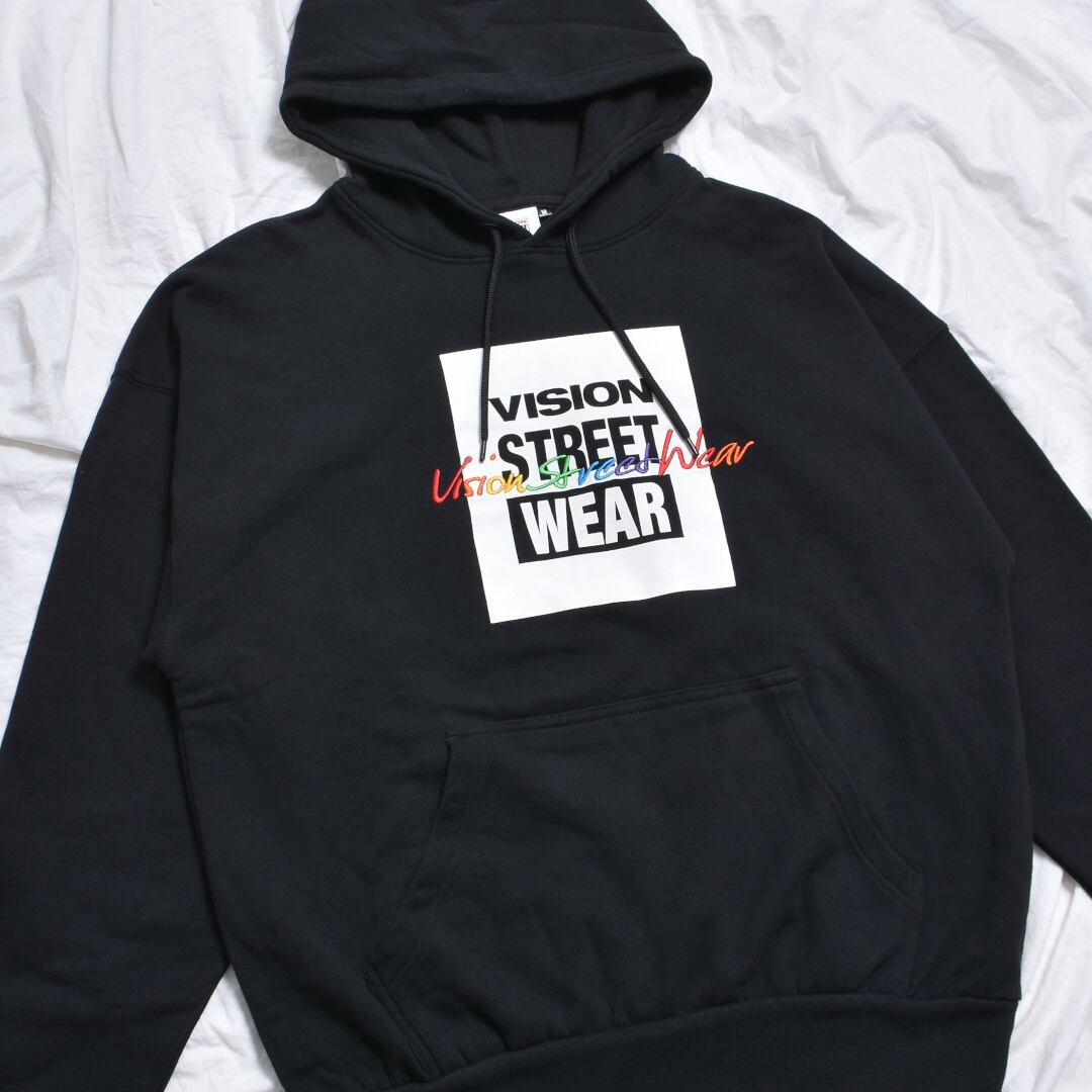 【70%OFF】VISION レインボー刺繍パーカー