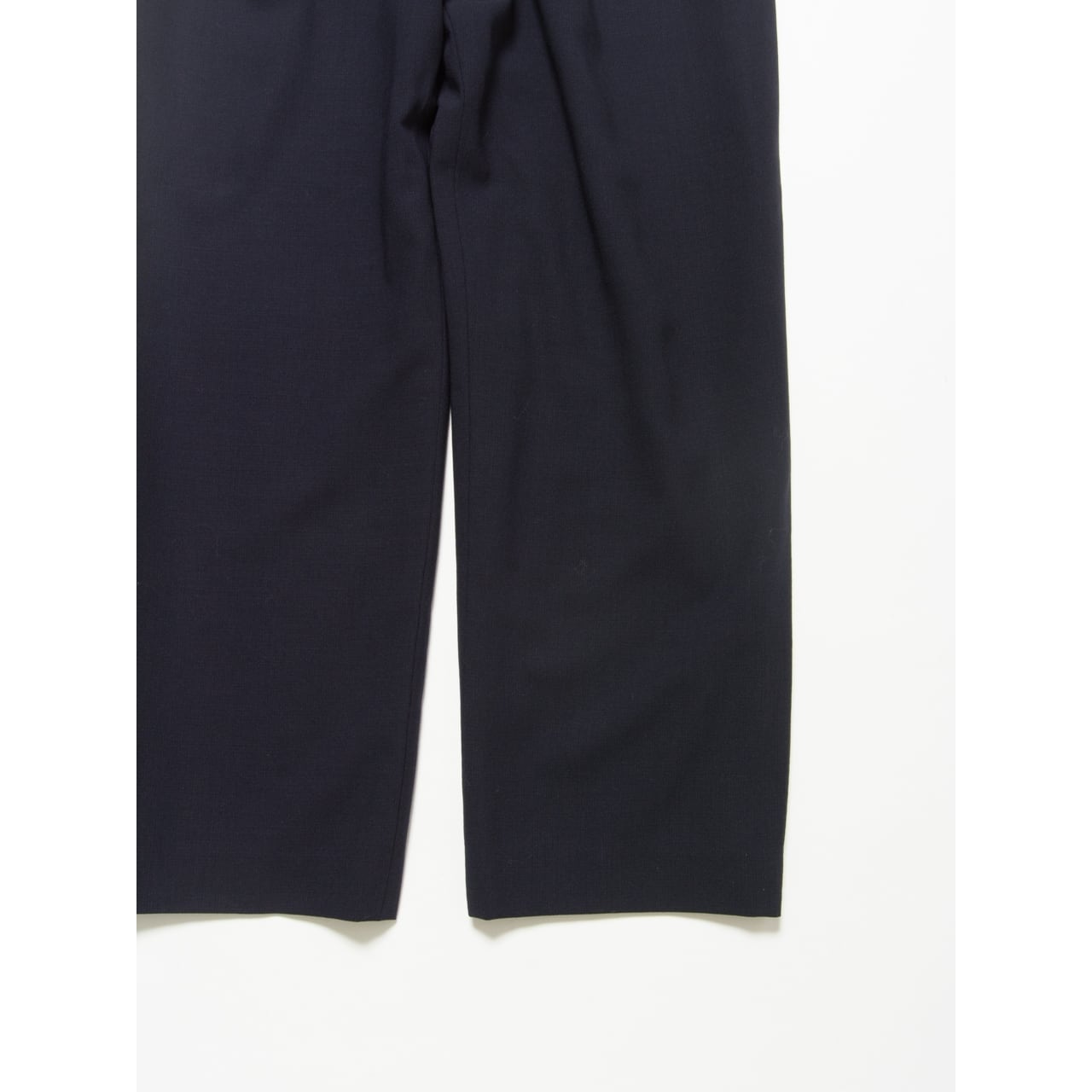 【Unknown brand】Made in Japan stretch wool 2tuck trousers pants(日本製 ストレッチウール2タックトラウザーズ パンツ)5c