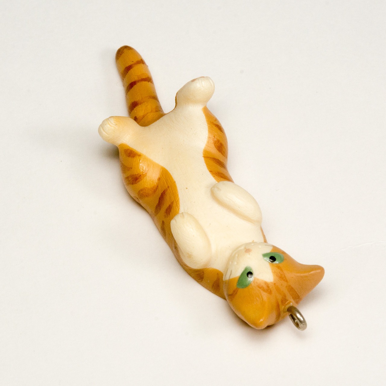 ペットラバーズ 猫どん LadyCat vol,7 茶トラ白 ビーズ ストラップ N-2702