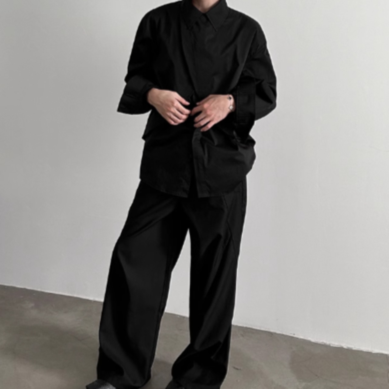 クロスデザインモードシャツ　0870