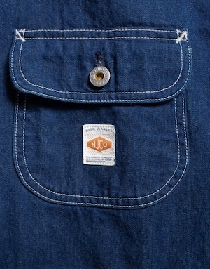 Nudie jeans ヌーディージーンズ Jimmy Utility Denim Zip Jacket Blue ジップデニムジャケット