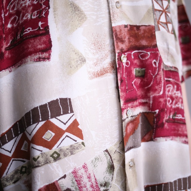 good coloring art pattern loose h/s shirt