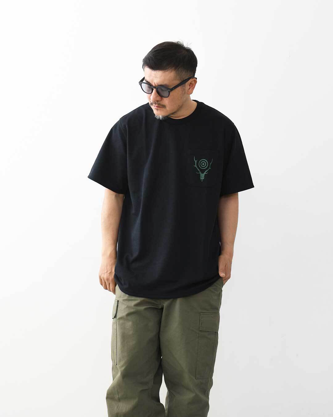 SOUTH2 WEST8 [サウスツーウエストエイト] S/S Round Pocket Tee