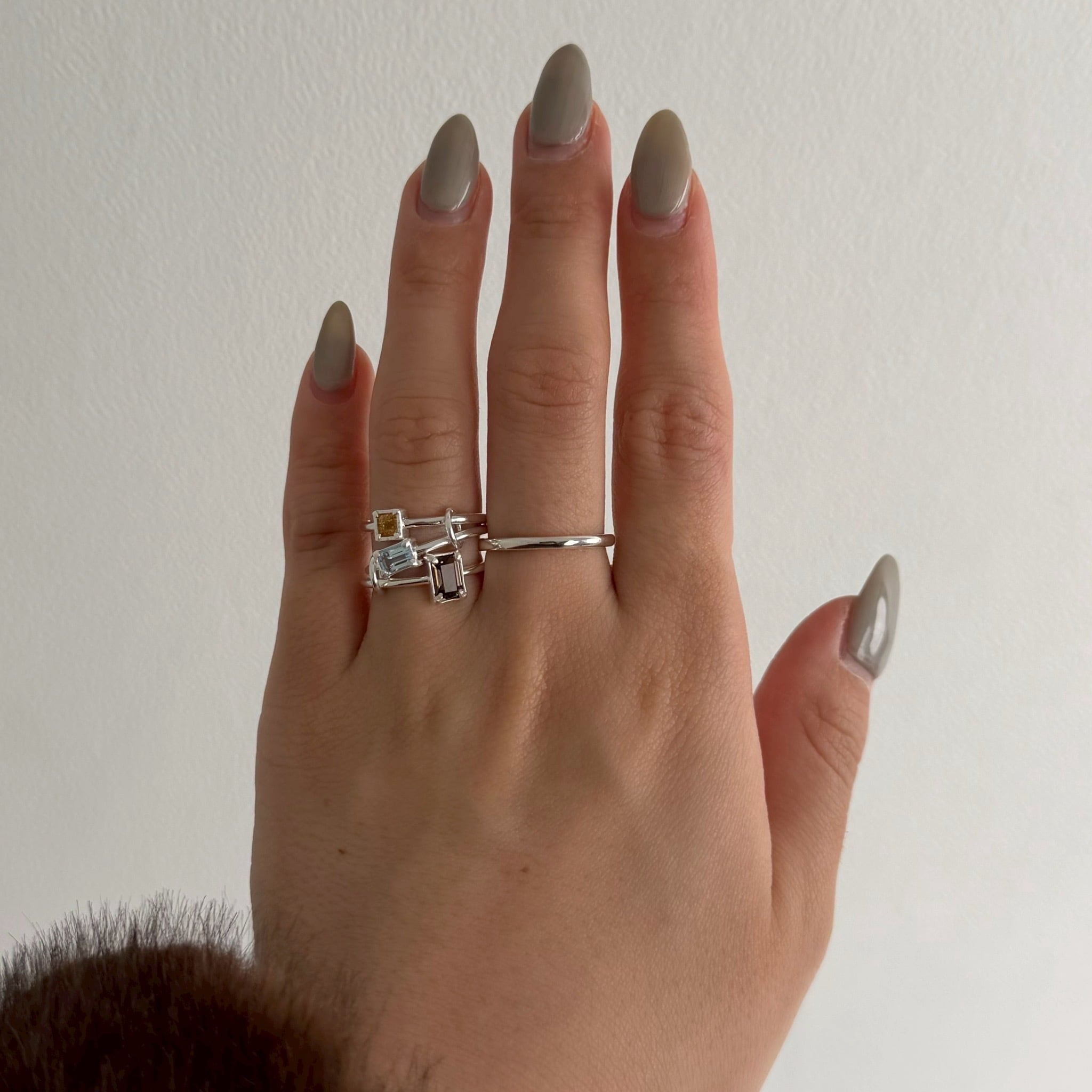 triple mygem ring（K18 coating ver.） | nanagu