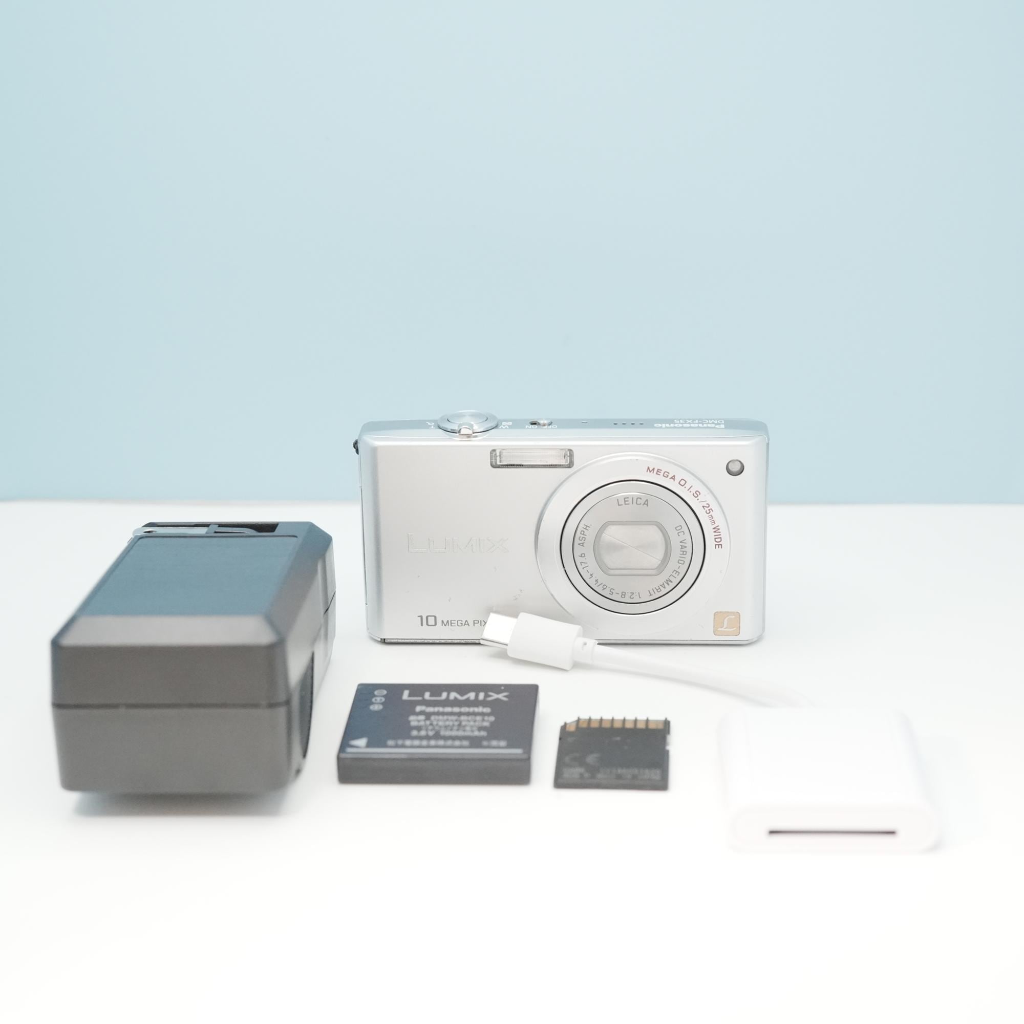 Panasonic LUMIX DMC-FX35 デジカメ スマホ転送OK フルセット 美品