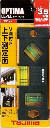 タジマ(Tajima) オプティマレベル 130mm ゴールド OPT-130G