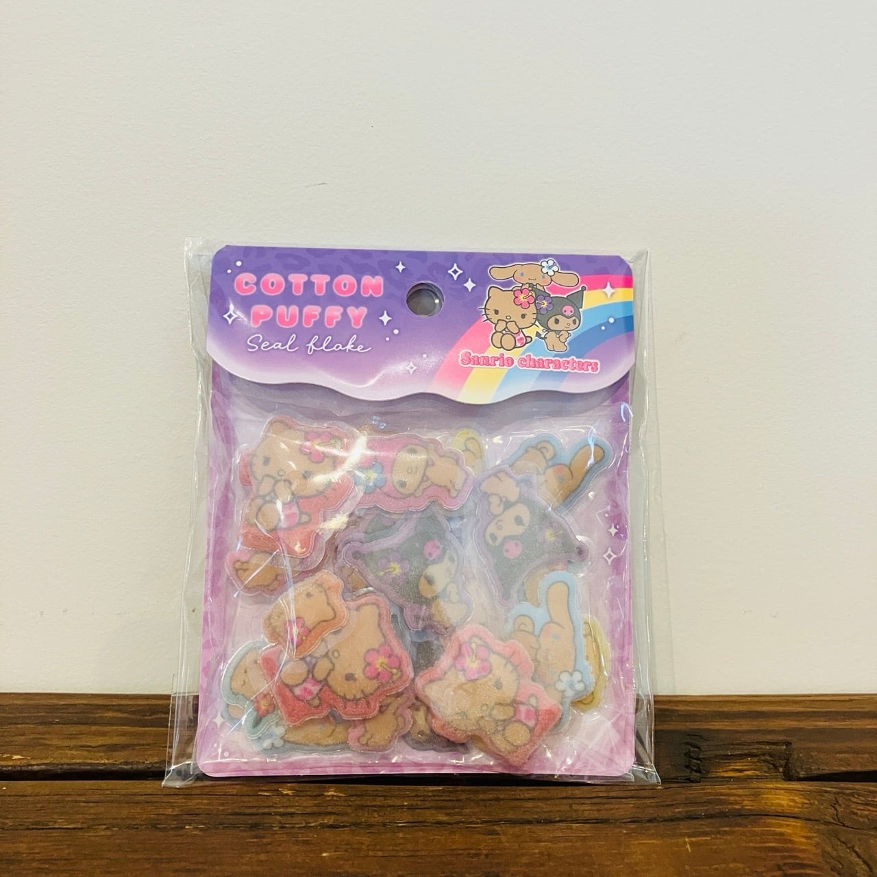 サンリオ サンリオキャラクターズ レオパードギャル 139406 コットンパフィシールフレーク X13
