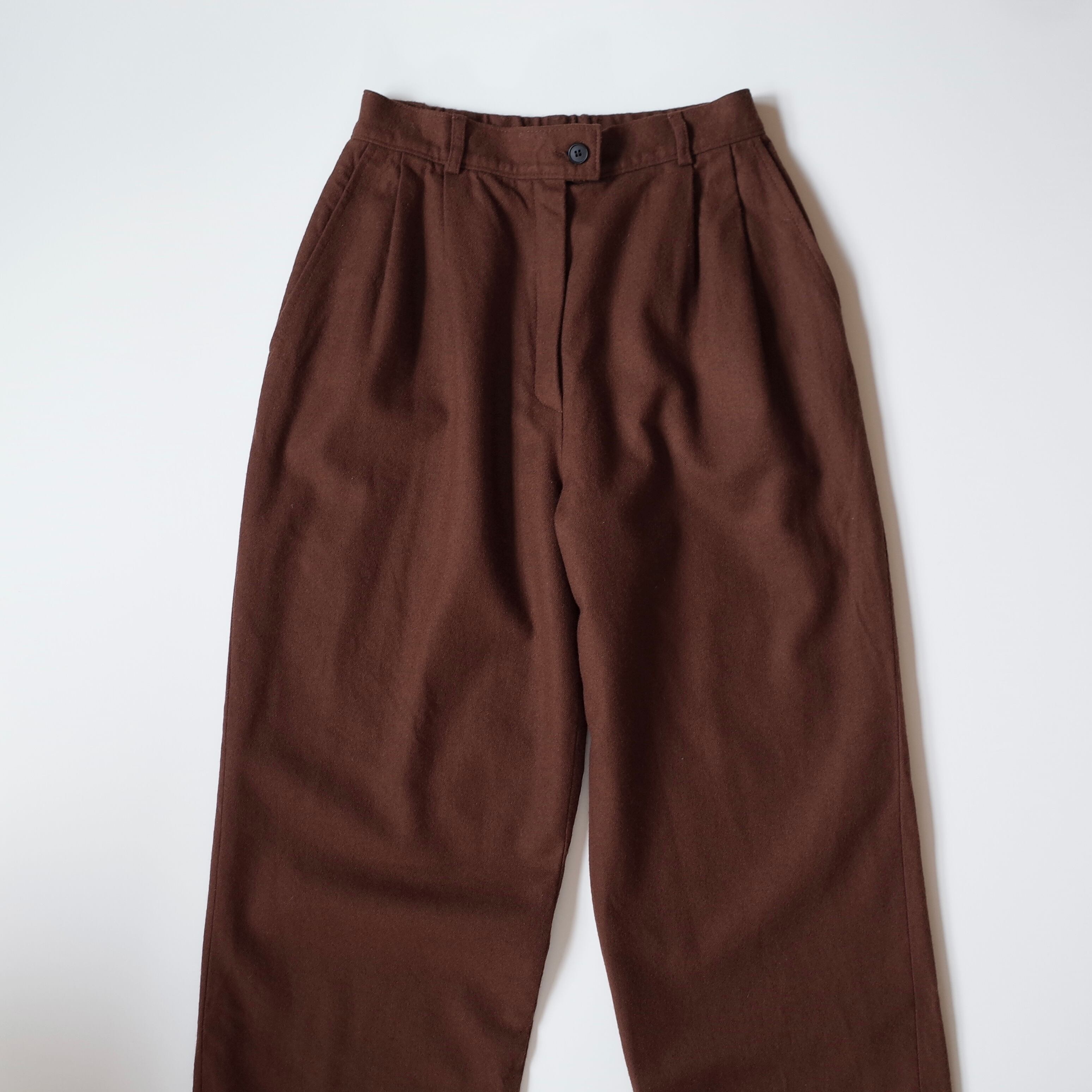 70-80s PENDLETON wool tuck pants
