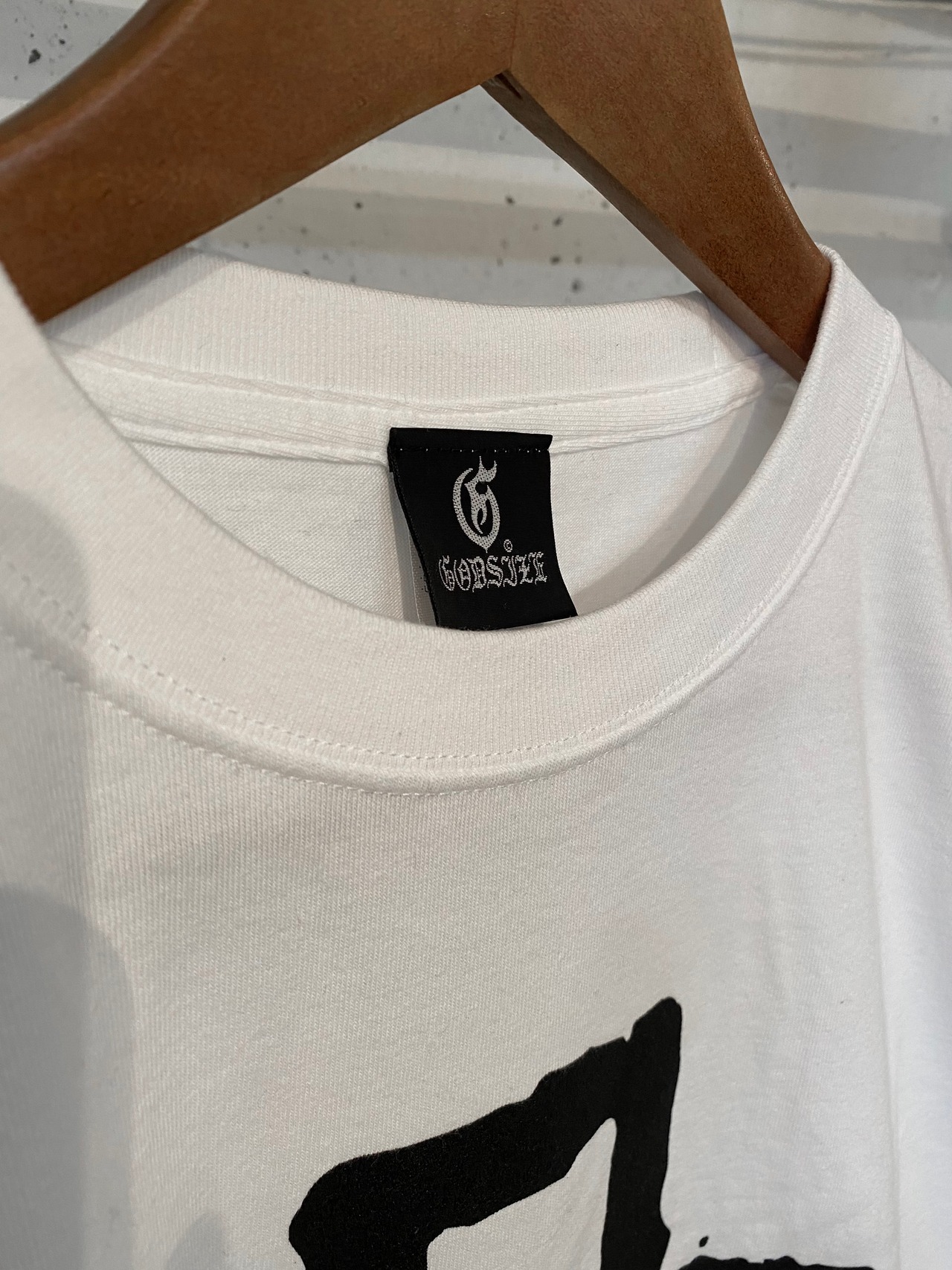 GODSIZE CROSS TEE [WHITE]
