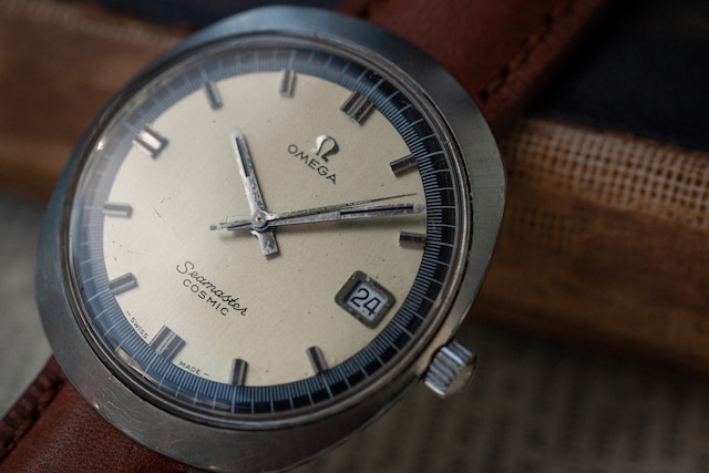 【OMEGA】1960’s オメガ シーマスターコスミック　モノブロックUFOケース　OH / vintagewatch /  / technical / hand winding / seamaster cosmic