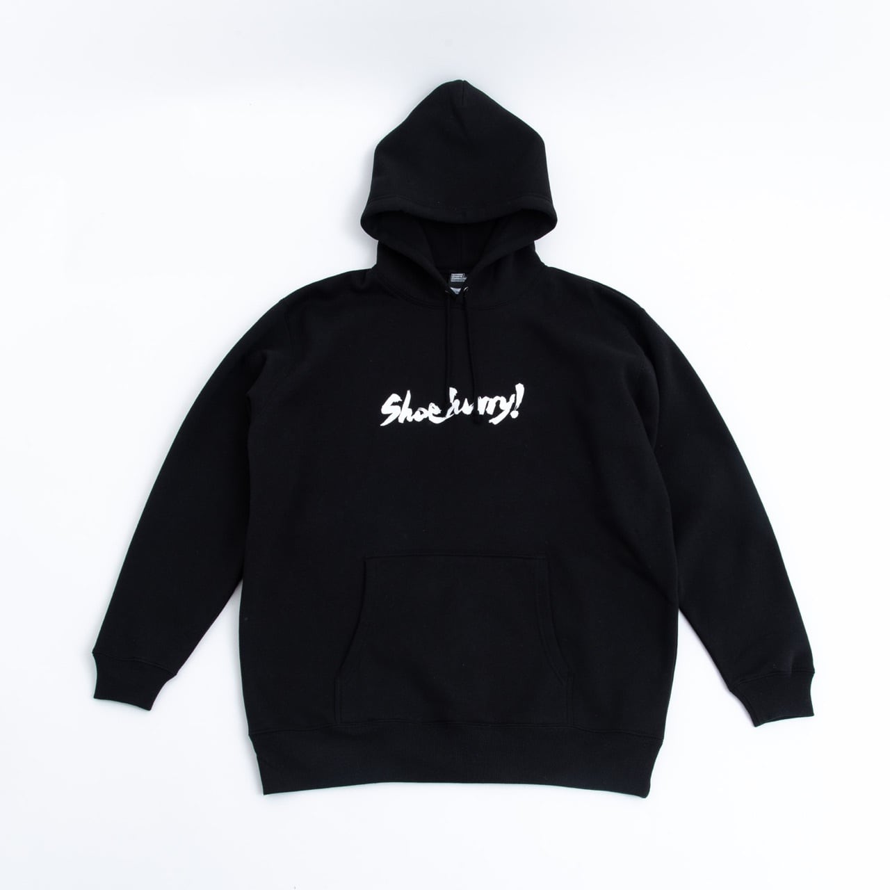 SHOEHURRY! LOGO SWEAT HOODIE (BLACK/WHITE) | 裏起毛パーカー(ブラック/ホワイト)