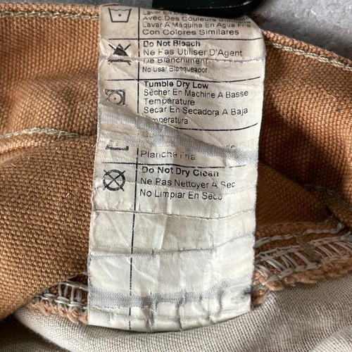 20s USA製 ブラウン ダブルニー Carhartt B01-M 30×32 詳細写真13