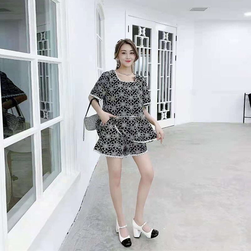 サマードレス 薄手ショーツ 大きめサイズ 夏物 ブルマー Tシャツ ミックスインファッション14635776456