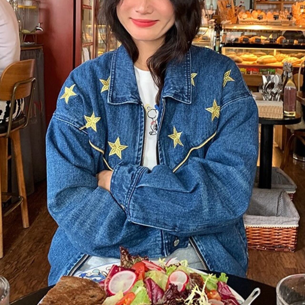 アメリカンレトロスターデニムジャケット R01329