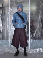 7440 37 1 High-Gloss Nylon Hoodie